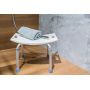 AWD Interior krzesło prysznicowe dla niepełnosprawnych biały/aluminium AWD02331409 zdj.2
