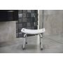 AWD Interior krzesło prysznicowe dla niepełnosprawnych biały/aluminium AWD02331411 zdj.2