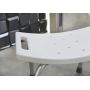 AWD Interior krzesło prysznicowe dla niepełnosprawnych biały/aluminium AWD02331411 zdj.3