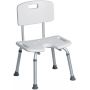 AWD Interior krzesło prysznicowe dla niepełnosprawnych biały/aluminium AWD02331599 zdj.1