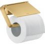 Axor Universal Softsquare uchwyt na papier toaletowy z pokrywą złoty optyczny szczotkowany 42836250 zdj.1