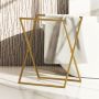 Baltica Design Birk Gold wieszak na ręczniki 60 cm stojący złoty zdj.3