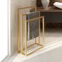 Baltica Design Rino Gold wieszak na ręczniki 50 cm stojący złoty zdj.3
