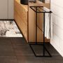 Baltica Design Narve wieszak na ręczniki 50 cm stojący czarny zdj.3