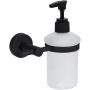 Outlet - Bisk For You dozownik do mydła 150 ml ścienny czarny/szkło mrożone 08253 zdj.1