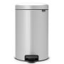 Brabantia NewIcon kosz na śmieci 20 l pedałowy metaliczny szary 114069 zdj.1