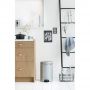 Brabantia NewIcon kosz na śmieci 20 l pedałowy metaliczny szary 114069 zdj.2