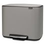 Brabantia Bo pojemnik na odpady 33 l do segregacji szary 121524 zdj.2