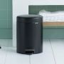 Brabantia NewIcon kosz na śmieci 5 l pedałowy czarny mat 112928 zdj.4