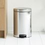Brabantia NewIcon kosz na śmieci 20 l pedałowy stal polerowana 114267 zdj.4