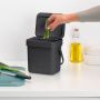 Brabantia Sort & Go kosz na śmieci 3 l szary 209888 zdj.5