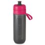 Brita Active butelka filtrująca 0,6 l z wkładem MicroDisc czarna/różowa 1020337 zdj.1