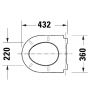Duravit D-Code deska sedesowa wolnoopadająca biała 0028490021 zdj.2