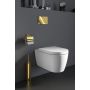 Duravit Starck T szczotka toaletowa z rączką stojąca złota 0099453400 zdj.3