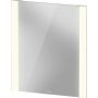 Duravit Light & Mirrors lustro 60x70 cm prostokątne z oświetleniem biały LM7865000000000 zdj.1