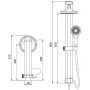 Duschy panel prysznicowy 492-90 zdj.2