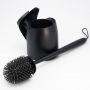 Duschy Brushy szczotka toaletowa stojąca silikonowa czarna 596-20 zdj.3