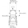 Etac Swift Mobil Tilt 2 wózek inwalidzki z funkcją toalety biały 80229410 zdj.3