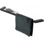 Geesa Shift wieszak na ręcznik 85 cm z półką czarny/szkło przezroczyste 919954-06-850 zdj.3