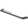 Geesa Shift wieszak na ręcznik 85 cm z półką czarny/szkło przezroczyste 919954-06-850 zdj.1