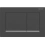Geberit Omega20 przycisk spłukujący do WC czarny mat/chrom błyszczący 115.080.14.1 zdj.1
