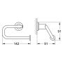 Grohe Atrio uchwyt na papier toaletowy chrom 40313000 zdj.2