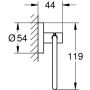 Grohe Start uchwyt na papier toaletowy chrom 41200000 zdj.2
