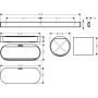 Hansgrohe WallStoris zestaw akcesoriów biały 27968700 zdj.2