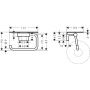 Hansgrohe AddStoris S uchwyt na papier toaletowy chrom 41789000 zdj.2