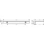 Hansgrohe AddStoris półka łazienkowa 40 cm chrom 41794000 zdj.2