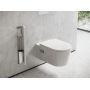 Hansgrohe XtraStoris Rock uchwyt na papier toaletowy biały mat 56060700 zdj.3