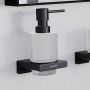 Hansgrohe AddStoris dozownik do mydła 200 ml ścienny szkło/czarny mat 41745670 zdj.7