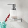 Hansgrohe AddStoris dozownik do mydła 200 ml ścienny szkło/chrom 41745000 zdj.4