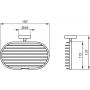 Ideal Standard IOM mydelniczka ścienna chrom A9112AA zdj.2