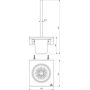 Ideal Standard Alu+ szczotka toaletowa ścienna szklana-brązowa BD593BR zdj.2