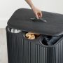 Joseph Joseph Tota Trio Luxe kosz na bieliznę i pranie 90 l bambus czarny 5000007 zdj.5