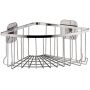 Kela Arona koszyk łazienkowy ścienny narożny srebrny 20093 zdj.1