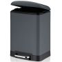 Kela Davino kosz na śmieci 6 l ciemnoszary 22992 zdj.2