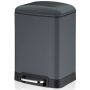 Kela Davino kosz na śmieci 6 l ciemnoszary 22992 zdj.1