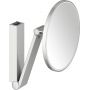 Keuco Cosmetic mirrors lusterko kosmetyczne 21,2x31,8 cm okrągłe z oświetleniem stal szlachetna 17612219004 zdj.1