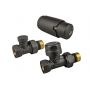 KFA Armatura Komfort Pro zestaw termostatyczny prosty grafit 757-030-61-BL zdj.1