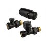 KFA Armatura Komfort Pro zestaw termostatyczny prosty czarny 757-030-81-BL zdj.1