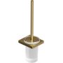 Kludi Vela C szczotka toaletowa z rączką ścienna złoty szczotkowany 31974N0 zdj.1