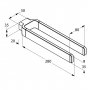 Wieszak na ręczniki dwuramienny Kludi Esprit 56 990 05 zdj.2