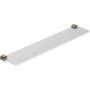 Kludi Vela R półka 60 cm biały mat-brązowy szczotkowany 58973N1 zdj.1
