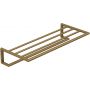 Kludi Vela R wieszak na ręcznik z półką 60 cm brązowy szczotkowany 58989N1 zdj.1