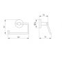Kronenbach Radia uchwyt na papier toaletowy chrom 29.100.099.5005 zdj.2