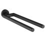 Kronenbach Lima 2.0 Black wieszak na ręcznik czarny mat 29.200.075.0005 zdj.1