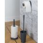 Koziol Plug N Roll uchwyt na papier toaletowy szary 1410120 zdj.2