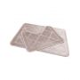 Multi-Decor Malaga zestaw 2 dywaników łazienkowych 50x70 cm i 50x40 cm beżowy 508320 zdj.2